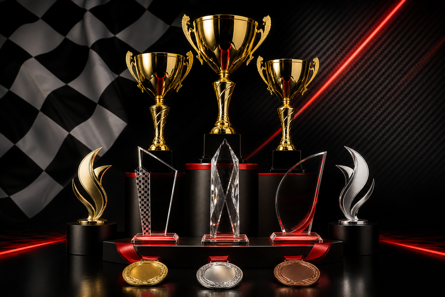 EIKO TROPHY のレーシングトロフィー